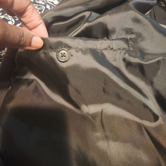 Vintage GAP Genuine Brown Suede Leather Full Zip Jacket Men size XXL - Picture 7 of 9